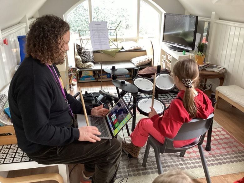 Drumming lessons
